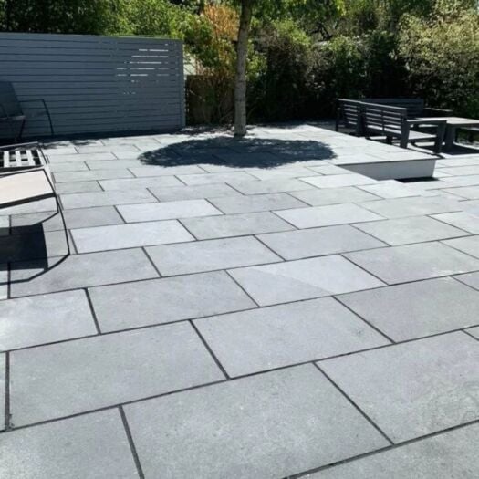 Paving Superstore _ Riven Limestone 'Element Sawn Edge Range' Kota Blue- PAVING SLABS
