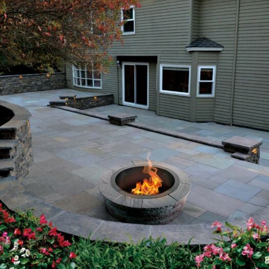 Natural Paving _ Sandstone Fire Pit-Lakeland