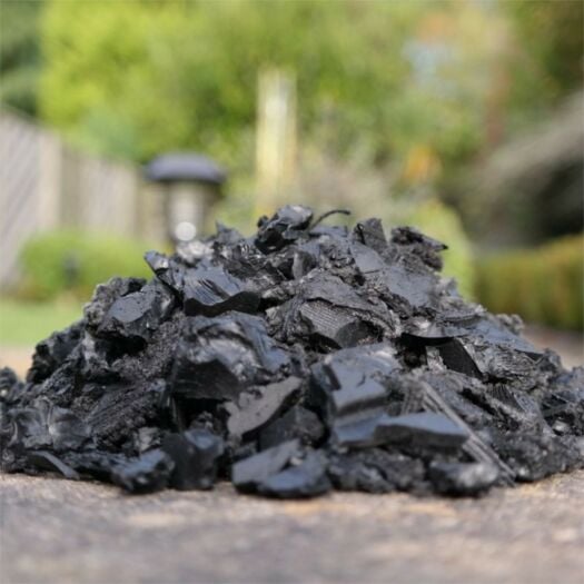 Landscape Rubber Chippings - Onyx Black