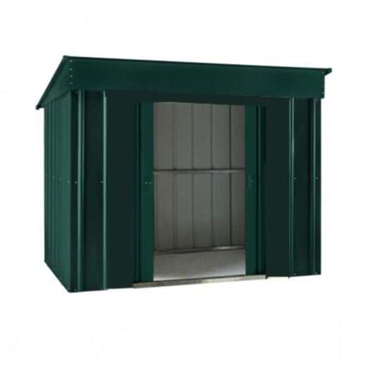 Storemore _ 'Globel' Metal, Low Pent Roof - Shed