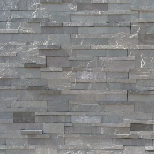 Strata Paving _ Riven Sandstone 'Meridian Split Face' Grey-WALL CLADDING