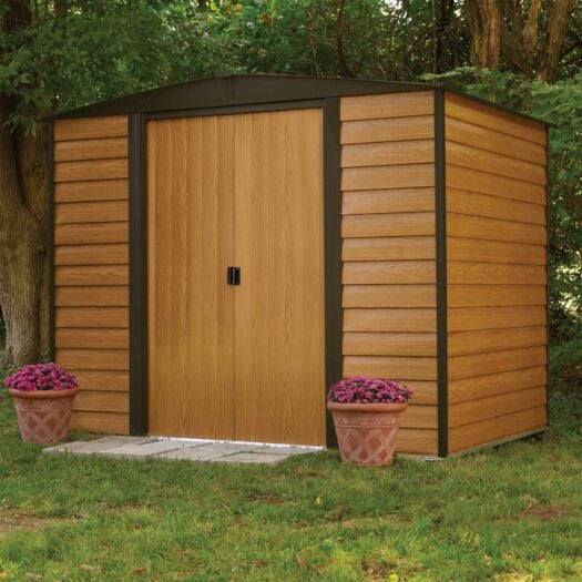 Rowlinson _ Woodvale, Metal, Apex Roof - Shed