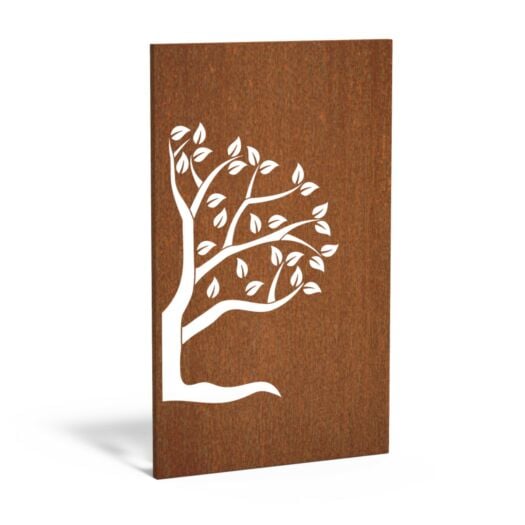 Adezz _ Corten Steel - Decorative Wall Panel - Mulberry Half Right - WALLING