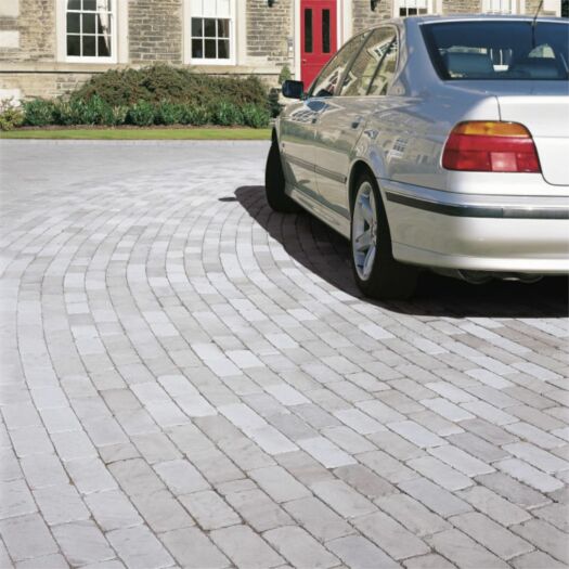 Marshalls Paving _ Riven Sandstone 'Natural Stone Setts' Silver Birch-BLOCK PAVING