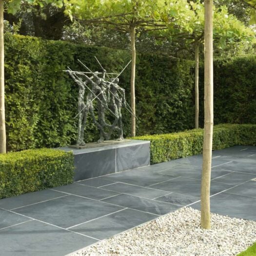 Stonemarket Paving _ Slate 'Nordus' Schwarz-PAVING SLABS