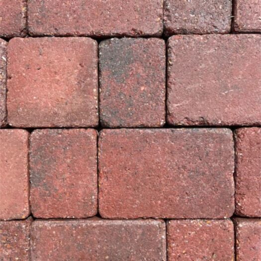Breedon Paving _ Concrete 'Norfolk Rumbled' Brindle - BLOCK PAVING
