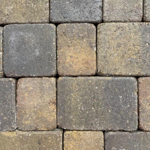 Breedon Paving _ Concrete 'Norfolk Rumbled' Harvest - BLOCK PAVING