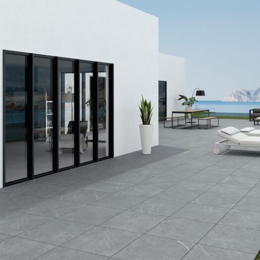 Paving Superstore_Porcelain 'Italiano Notting Hill' Dark Grey-PAVING SLABS