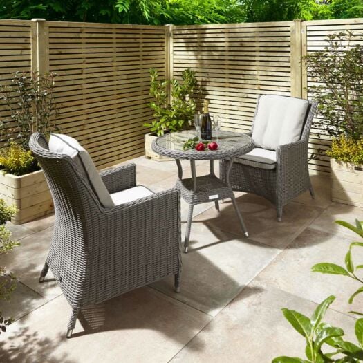 Rowlinson _ Prestbury Bistro Furniture Set Natural Stone