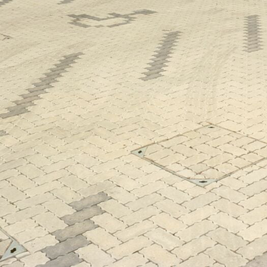 Brett Paving _ Concrete 'Omega Flow Permeable' Natural - BLOCK PAVING