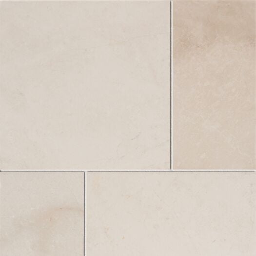 Strata Paving_Honed Marble 'Cosmopolitan Collection' Oyster Shell-INDOOR TILES
