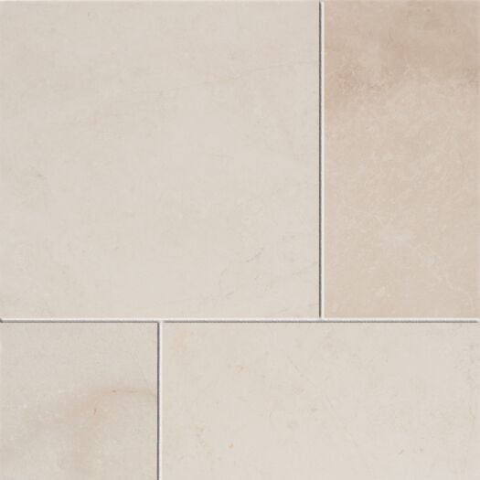 Strata Paving _ Honed Marble 'Cosmopolitan Collection' Oyster Shell-INDOOR TILES