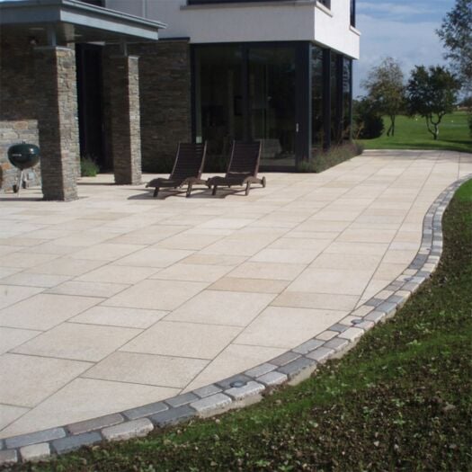 Paving Superstore Pro Range _ Granite 'DRIVEWAY 50' Yellow - DRIVEWAY SLABS