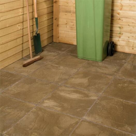 Marshalls Paving _ Concrete 'Pendle' Buff - PAVING SLABS