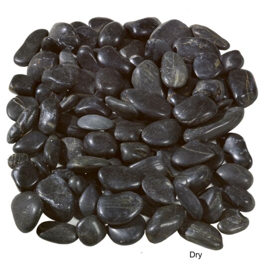Chinese Black Colour Polished Pebbles