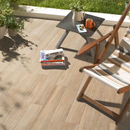 Brett Paving _ Porcelain 'Elegante Timber' Vintage Oak - PAVING SLABS