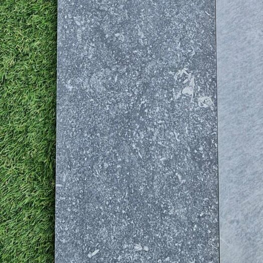 Paving Superstore _ Porcelain 'Kashmir Planks' Fossil Black - PAVING SLABS / BORDER TILES
