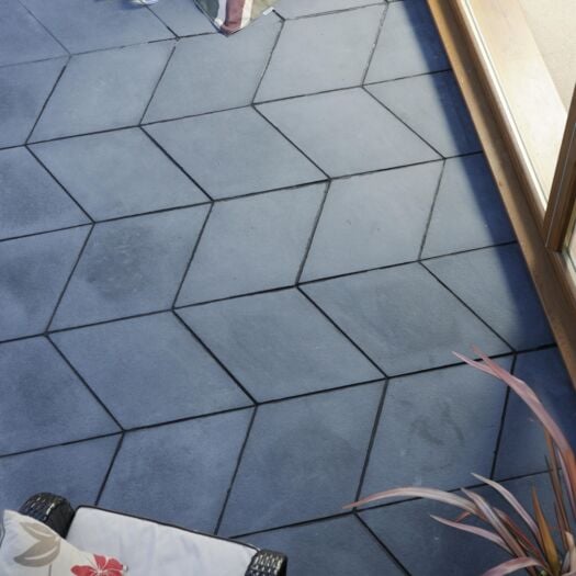 Bowland Stone _ Concrete 'Prestbury' Welsh Slate-PAVING CHEVRON FEATURE KITS