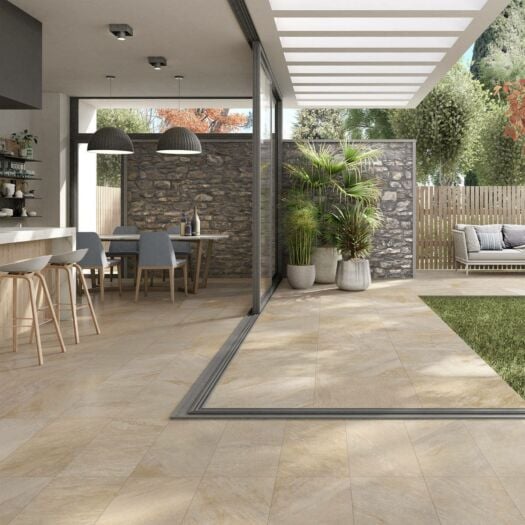 Paving Superstore _ Porcelain 'Italiano Quartz' Beige - PAVING SLABS