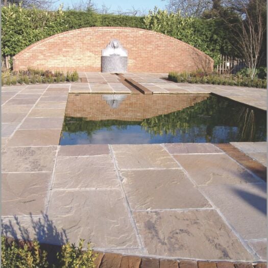 Paving Superstore _ Riven Sandstone 'Select Range' Raj Green-PAVING SLABS