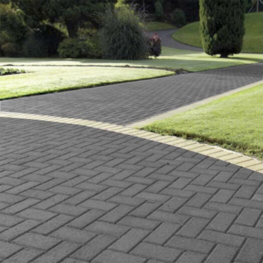 Breedon Paving _ Concrete 'Classic & Drive' Charcoal - BLOCK PAVING