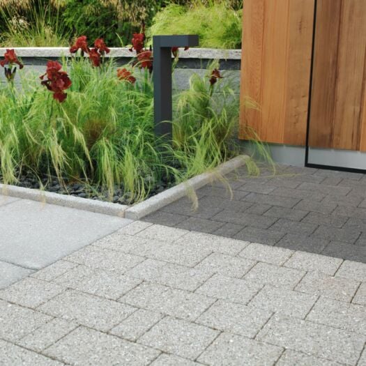 Stonemarket Paving _ Concrete 'Rio Pavers' Silver - BLOCK PAVING
