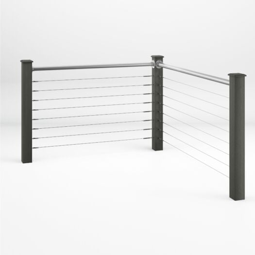 Ecoscape UK_Composite & Wire Balustrade-Kit Charcoal
