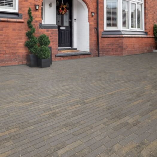 Marshalls Paving _ Concrete 'Savanna Linear' Pennant Grey - BLOCK PAVING