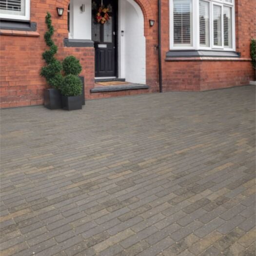 Marshalls Paving _ Concrete 'Savanna Linear' Pennant Grey-BLOCK PAVING