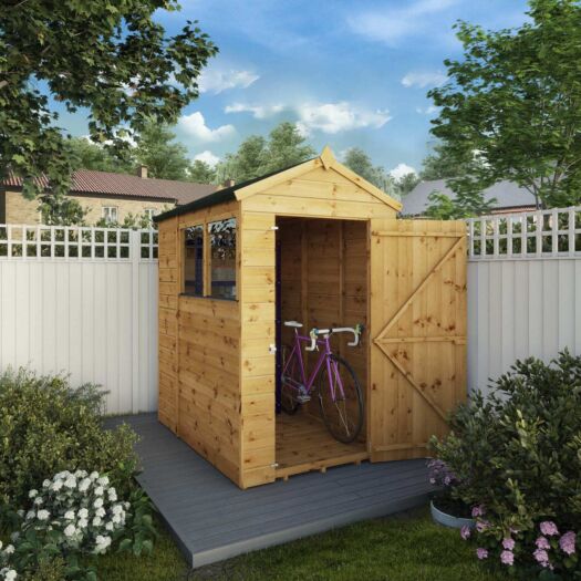 Mercia _ Shiplap Tongue & Groove, Apex / Reverse Apex Roof - Shed