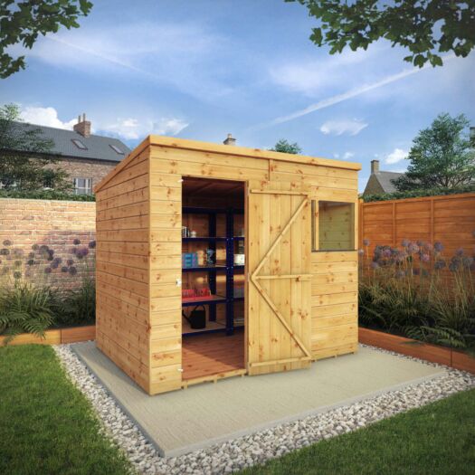 Mercia_Shiplap Tongue & Groove, Pent Roof-Shed