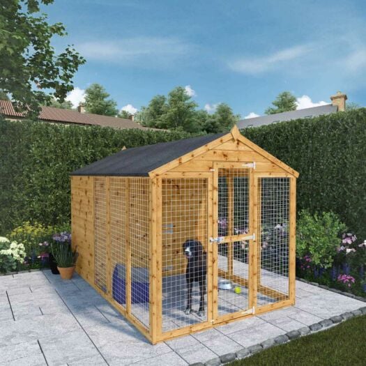 Mercia _ Shiplap Dog Kennel & Run