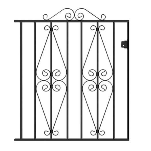 Burbage _ Stirling Scroll Low Flat Single - Gate