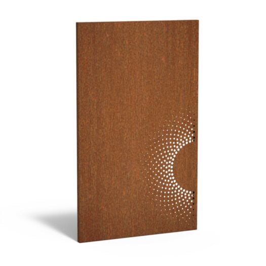 Adezz_Corten Steel-Decorative Wall Panel-Small Half Orb-WALLING