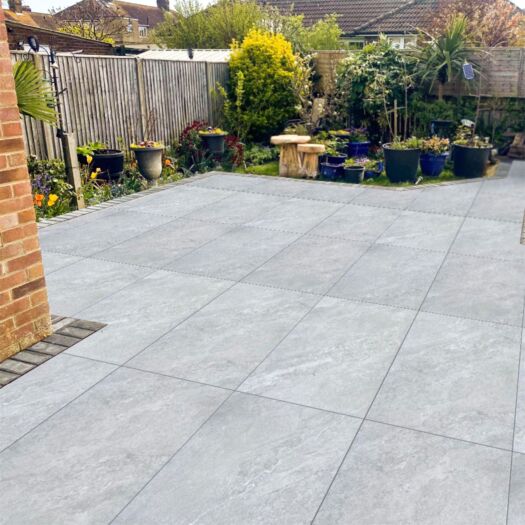 Paving Superstore _ Porcelain 'Ideal Range' Smoke Grey - PAVING SLABS