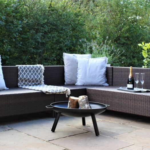 Paving Superstore Pro Range _ Mild Steel - Spark Fire Pit - Black