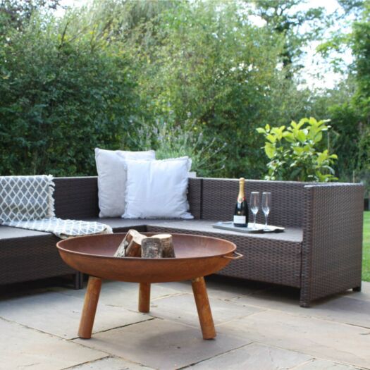 Paving Superstore Pro Range _ Mild Steel - Spark Fire Pit - Rust