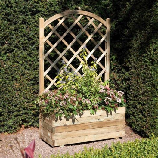 Rowlinson_Rectangular Planter and Lattice