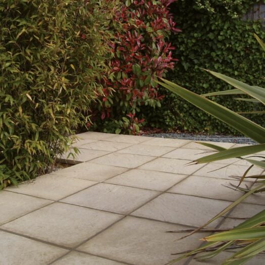 Brett Paving_Concrete 'Stamford' Riven-Buff-PAVING SLABS