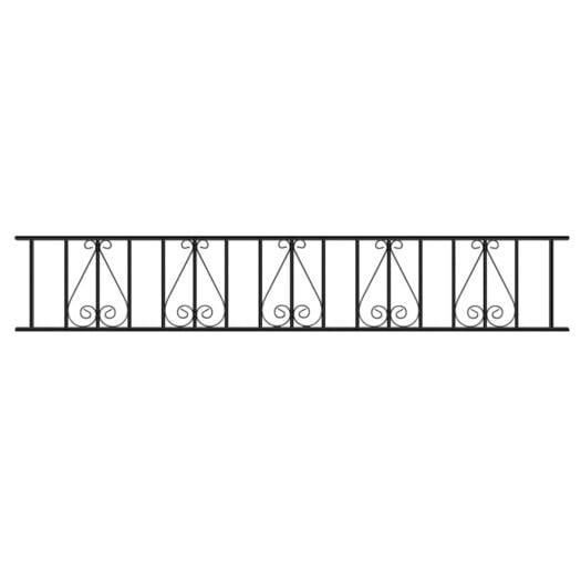 Burbage _ Stirling Scroll Railing - Panel