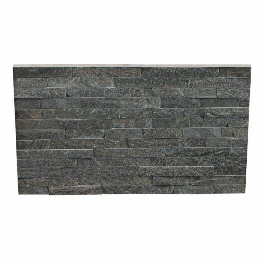 Stonemarket Paving _ Quartzite 'Exilis Splitface' Nero - WALL CLADDING