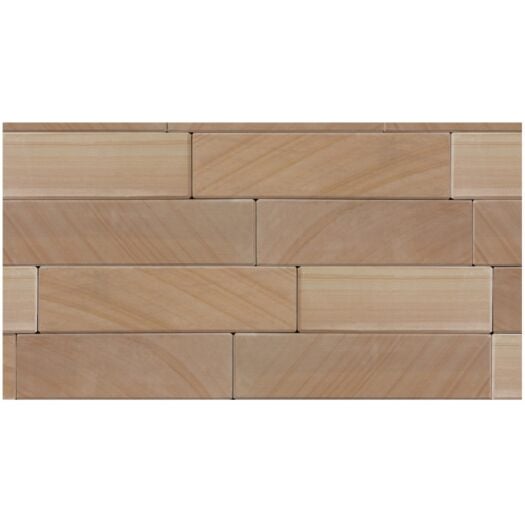 Marshalls Paving _ Sandstone 'Stoneface Sawn Veneer' Golden Sand - WALL CLADDING