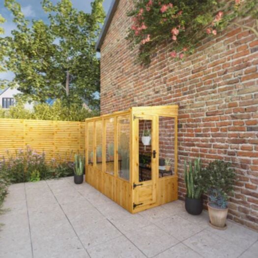 Mercia _ Woodsman Pent Lean To Styrene - Greenhouse