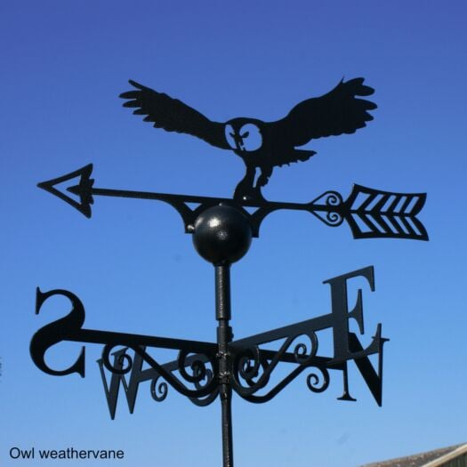 Poppyforge _ Owl Weathervane - Garden Art