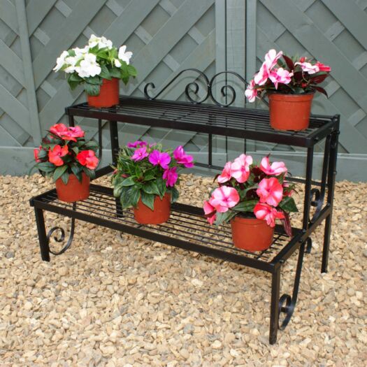 Poppyforge _  Heritage Pot Stands-Two Tier Pot Stand