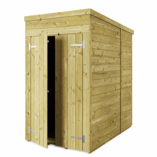 Storemore _ Pressure Treated Tongue and Groove, Pent Roof, Windowless-Shed