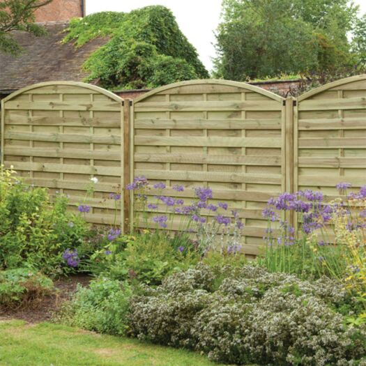 Forest_Pressure Treated Europa Domed Fence Panels