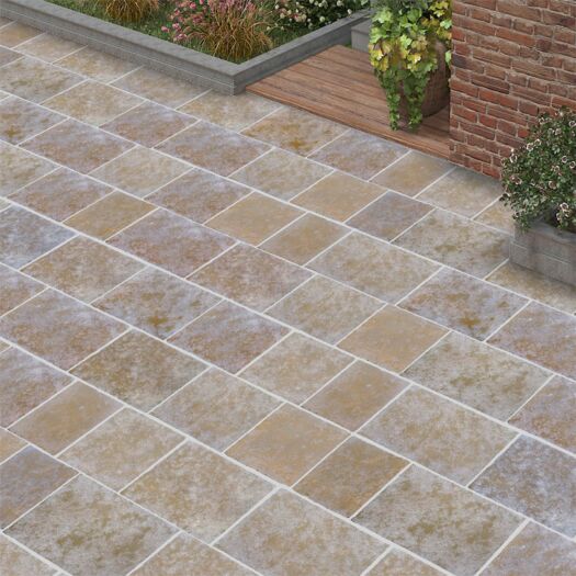Strata Paving_Tumbled Limestone 'Heritage Collection' Tulliers-PAVING SLABS