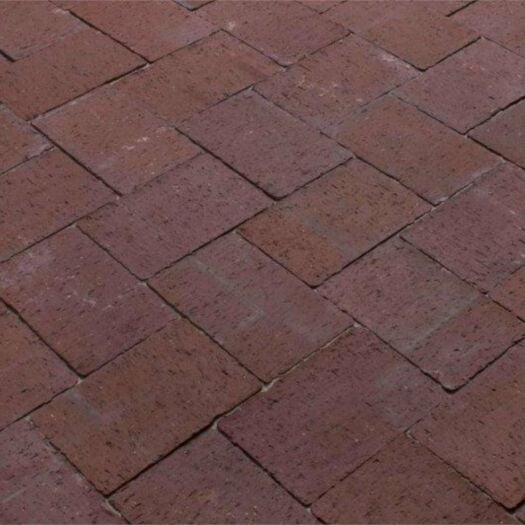 Wienerberger _ Clay 'Baggeridge Square Edged Promenade' Red - CLAY PAVERS 