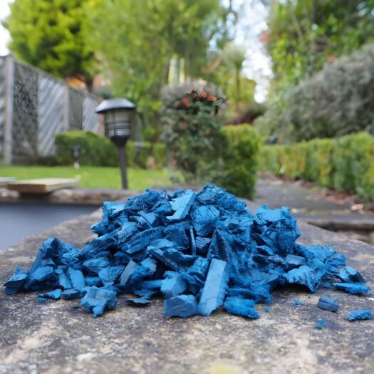 Landscape Rubber Chippings - Sapphire Blue